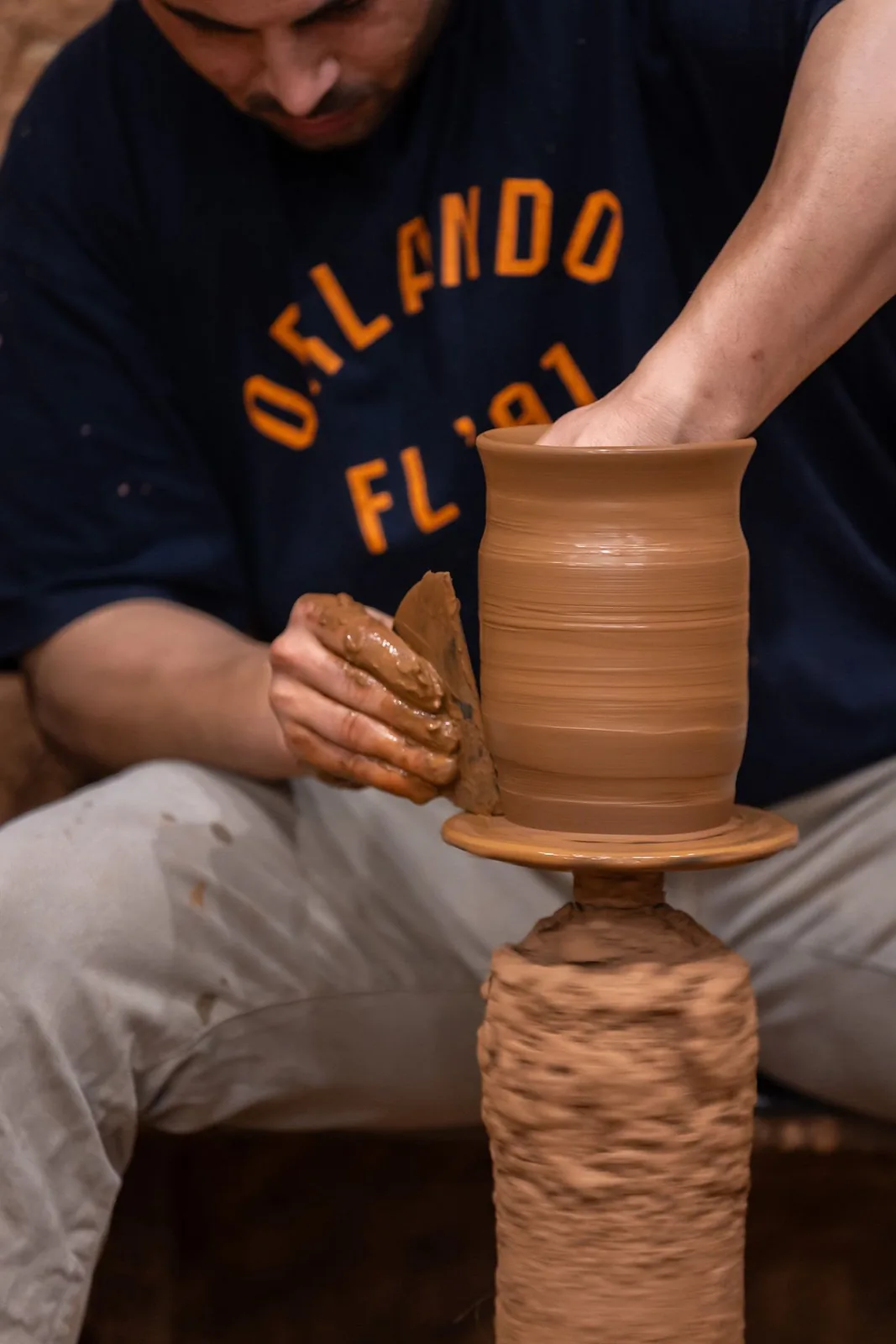 Pottery-making course
